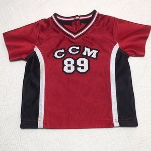 12m (4/$20) Sports Jersey Styled Tee by CCM